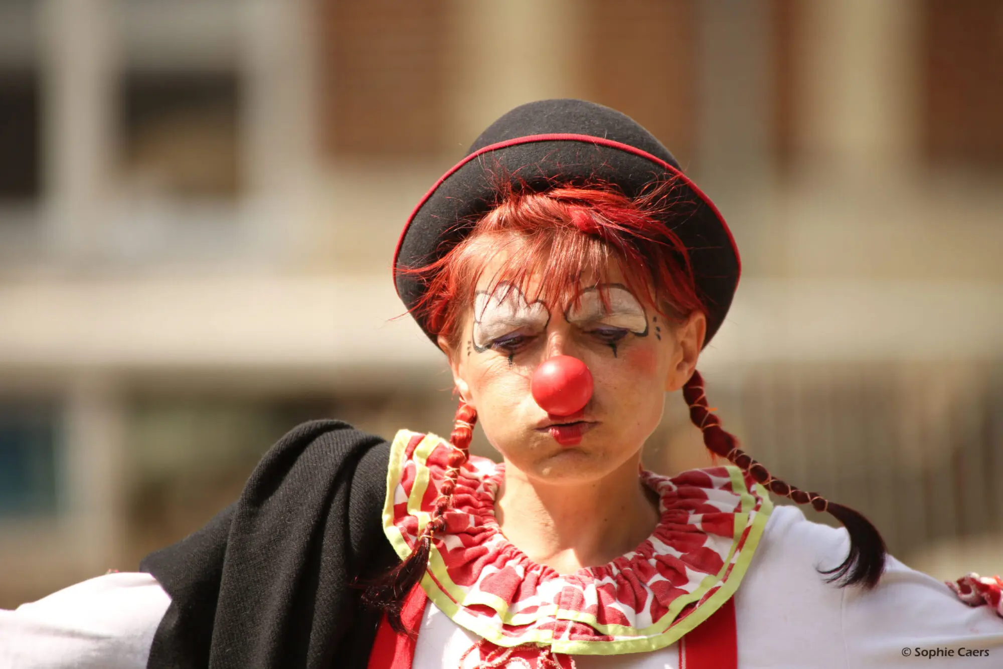 Anita le Clown en spectacle d'improvisation pour enfants