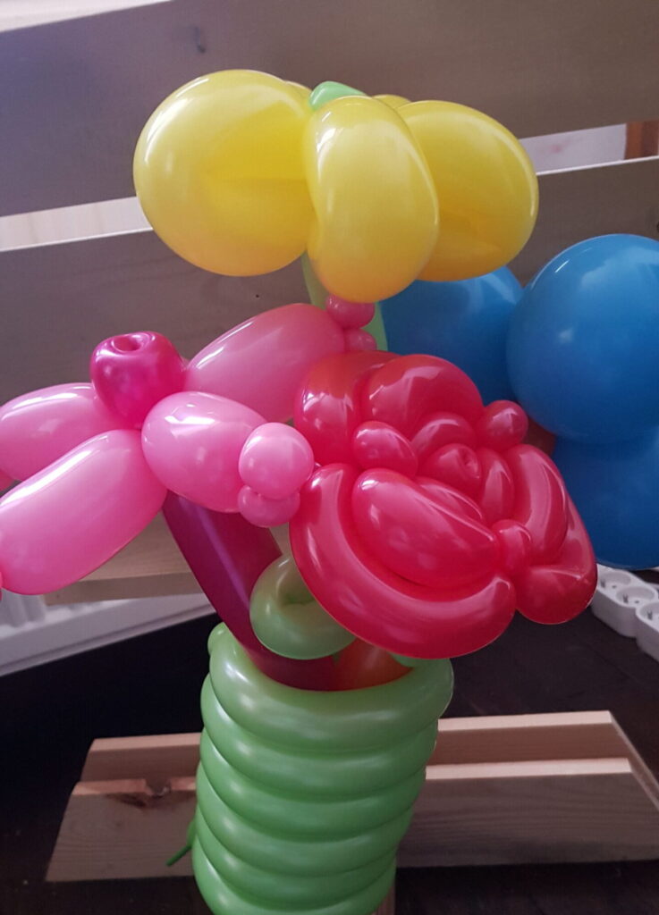 Photo de Bouquet de fleurs en ballons sculptés