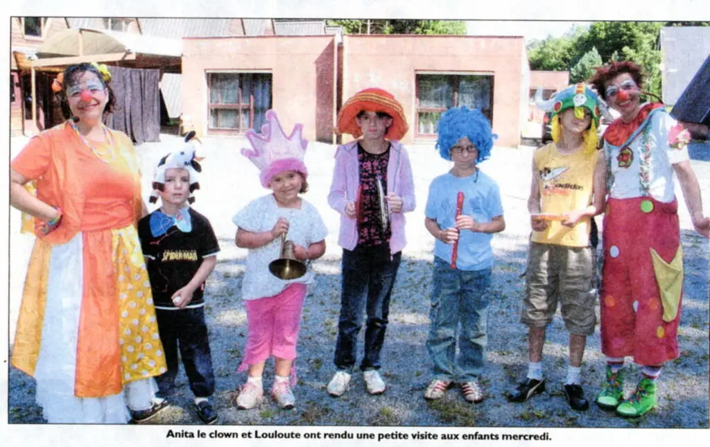 Article de presse spectacle Anita le Clown La Fanfare