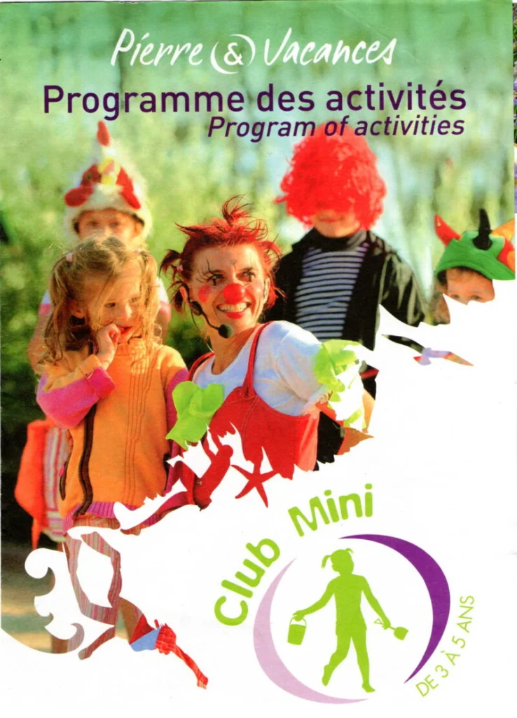 Couverture de Pierre et Vacances. Anita le clown avec des enfants