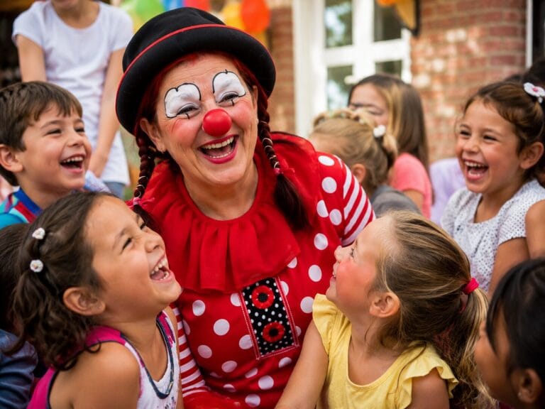Anita le clown rire